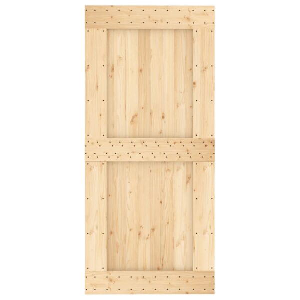 vidaXL Door NARVIK 37.4"x82.7" Solid Wood Pine - Image 5