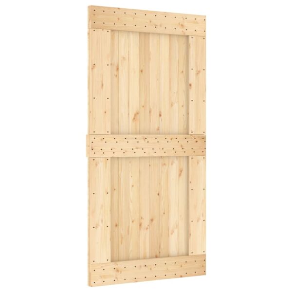 vidaXL Door NARVIK 39.4"x82.7" Solid Wood Pine - Image 2