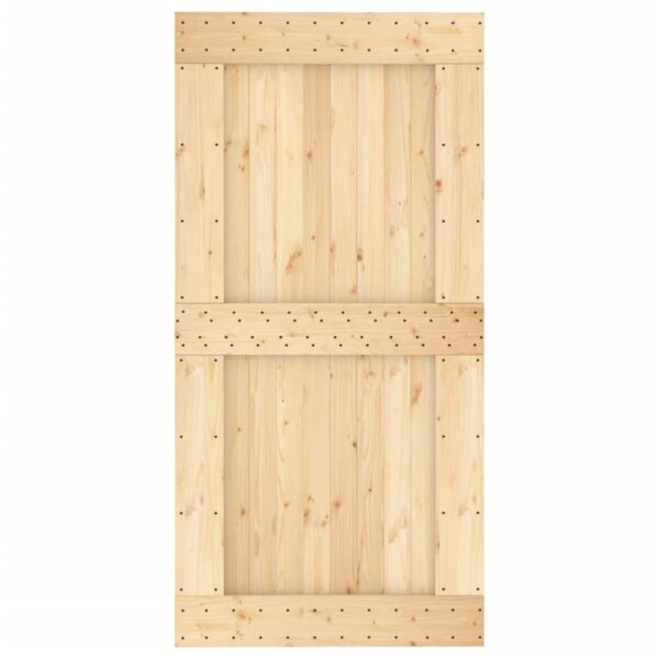 vidaXL Door NARVIK 39.4"x82.7" Solid Wood Pine - Image 5