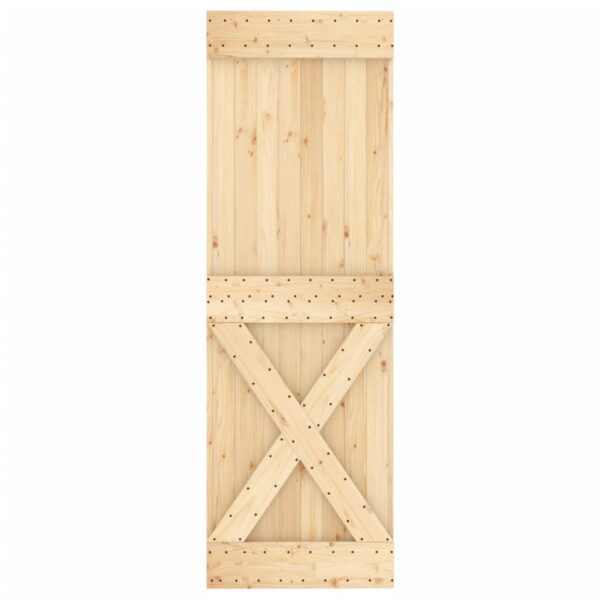 vidaXL Door NARVIK 27.6"x82.7" Solid Wood Pine - Image 5