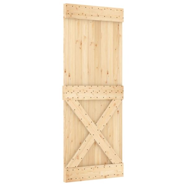 vidaXL Door NARVIK 31.5"x82.7" Solid Wood Pine - Image 2