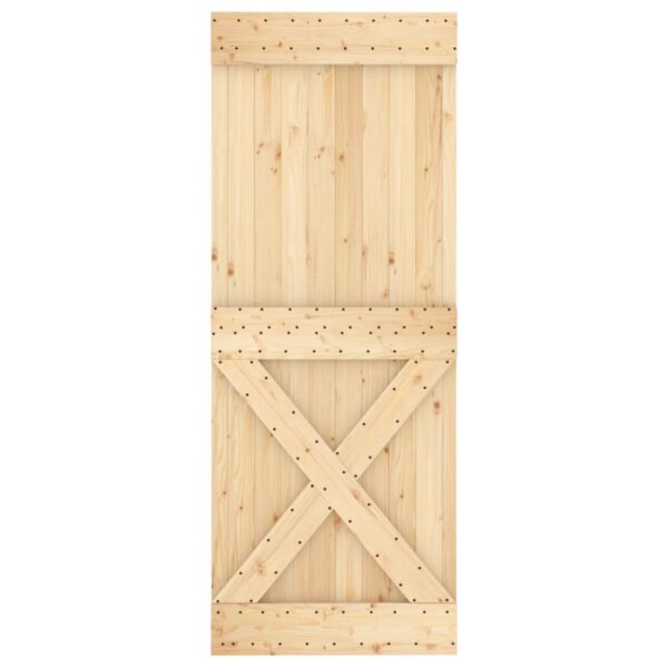 vidaXL Door NARVIK 31.5"x82.7" Solid Wood Pine - Image 5