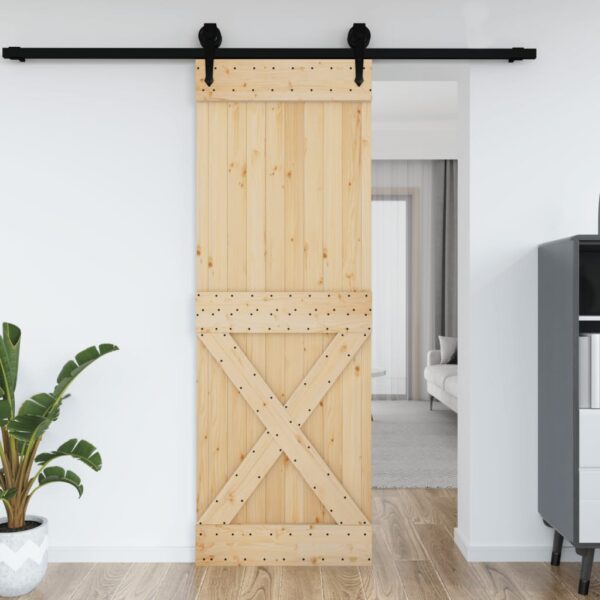 vidaXL Door NARVIK 31.5"x82.7" Solid Wood Pine