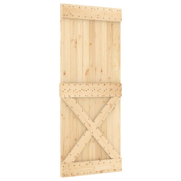 vidaXL Door NARVIK 33.5"x82.7" Solid Wood Pine - Image 2