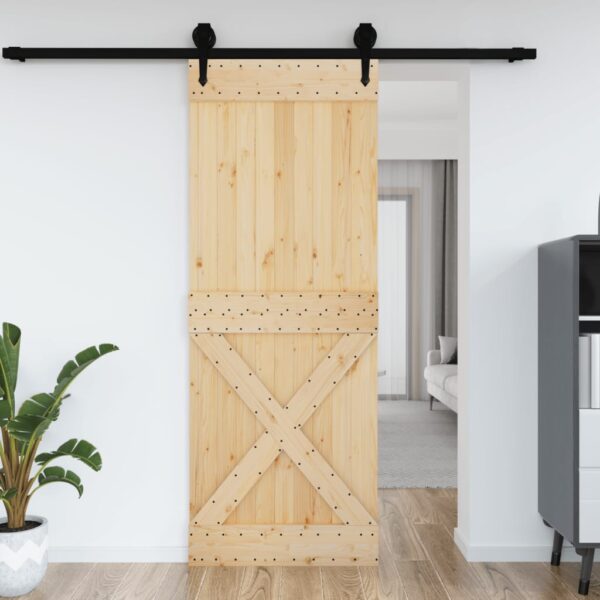 vidaXL Door NARVIK 33.5"x82.7" Solid Wood Pine