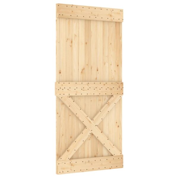 vidaXL Door NARVIK 37.4"x82.7" Solid Wood Pine - Image 2