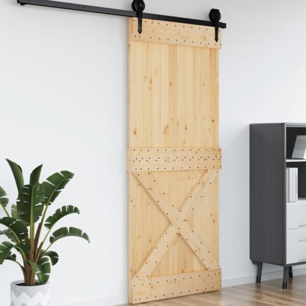 vidaXL Door NARVIK 37.4"x82.7" Solid Wood Pine - Image 4