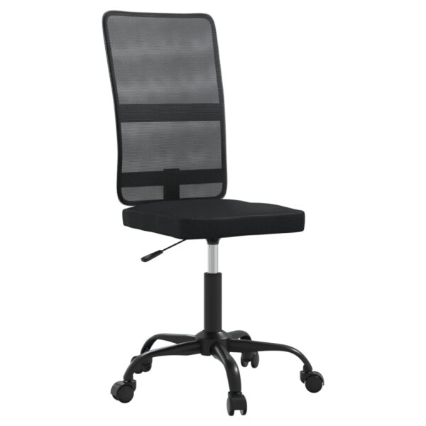 vidaXL Office Chair Black Mesh Fabric - Image 2