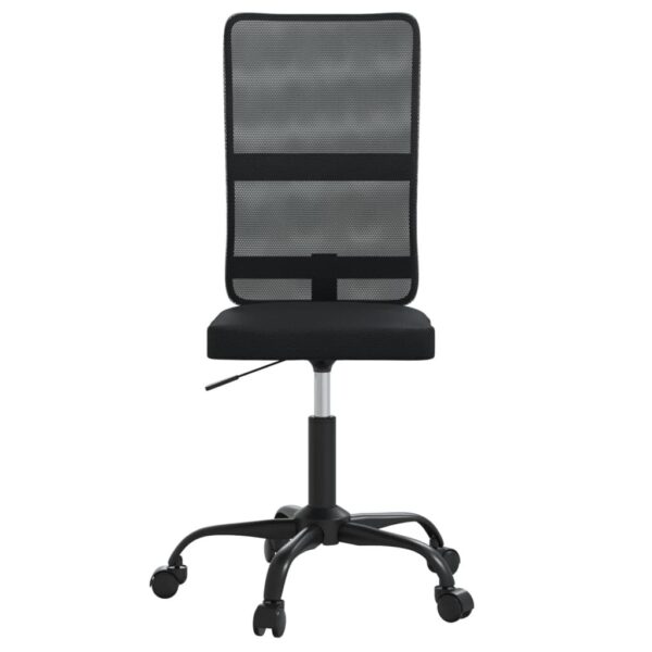 vidaXL Office Chair Black Mesh Fabric - Image 3