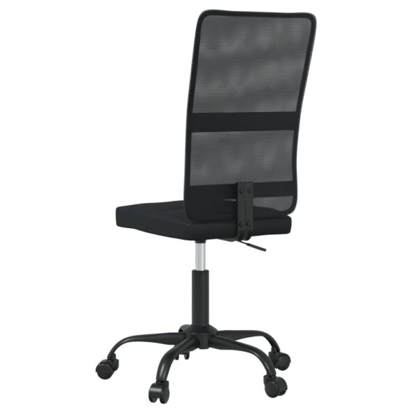 vidaXL Office Chair Black Mesh Fabric - Image 5