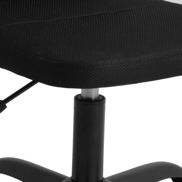 vidaXL Office Chair Black Mesh Fabric - Image 7