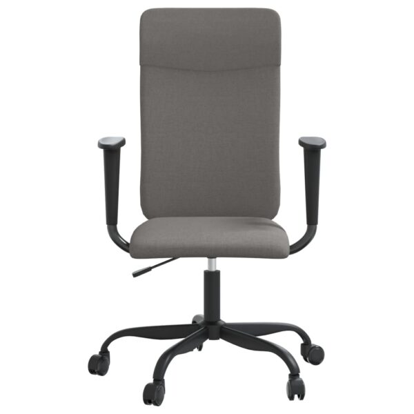 vidaXL Office Chair Dark Gray Fabric - Image 3