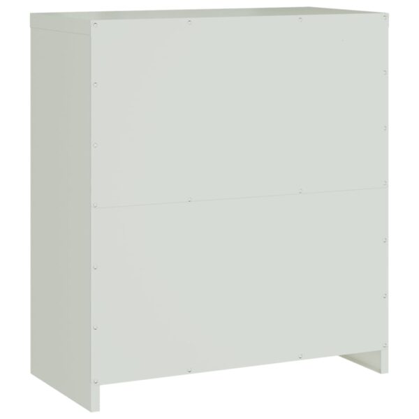 vidaXL File Cabinet Light Gray 31.1"x15.7"x35.4" Steel - Image 6