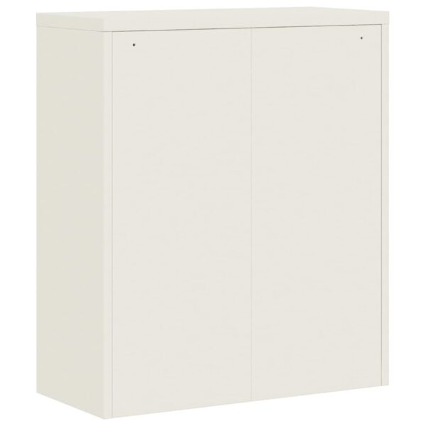 vidaXL File Cabinet White 35.4"x15.7"x41.3" Steel - Image 6