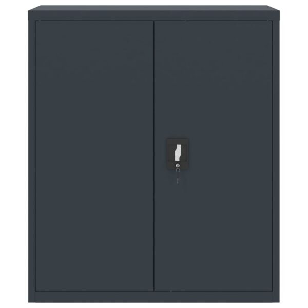 vidaXL File Cabinet Anthracite 35.4"x15.7"x41.3" Steel - Image 3