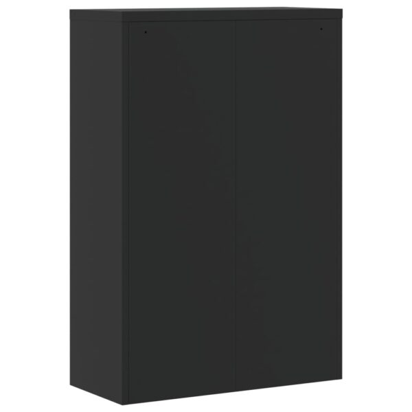 vidaXL File Cabinet Black 35.4"x15.7"x55.1" Steel - Image 6