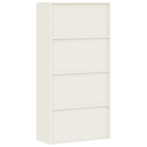 vidaXL File Cabinet White 35.4"x15.7"x70.9" Steel - Image 6