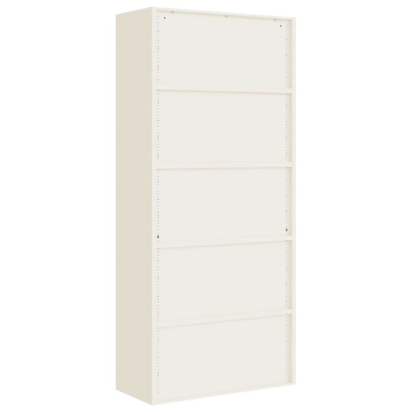 vidaXL File Cabinet White 35.4"x15.7"x78.7" Steel - Image 6