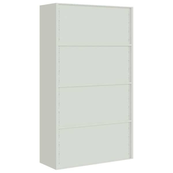 vidaXL File Cabinet Light Gray 41.3"x15.7"x70.9" Steel - Image 6