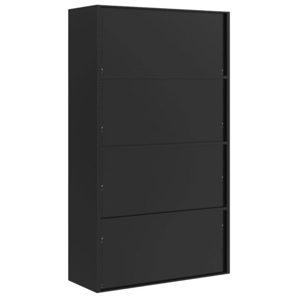 vidaXL File Cabinet Black 41.3"x15.7"x70.9" Steel - Image 6