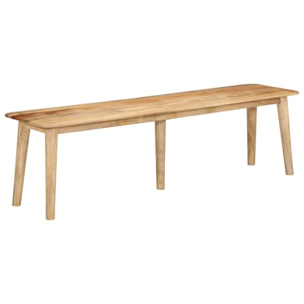 vidaXL Bench 63"x15.7"x17.7" Solid Wood Mango