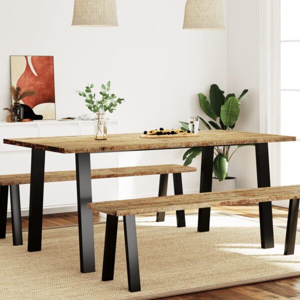 vidaXL Dining Table 59.1"x35.4"x29.5" Solid Wood Acacia