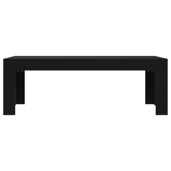 vidaXL Coffee Table Black 40.2"x19.7"x14.2" Engineered Wood - Image 4