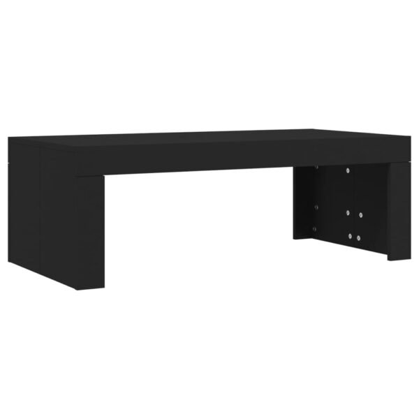 vidaXL Coffee Table Black 40.2"x19.7"x14.2" Engineered Wood - Image 6