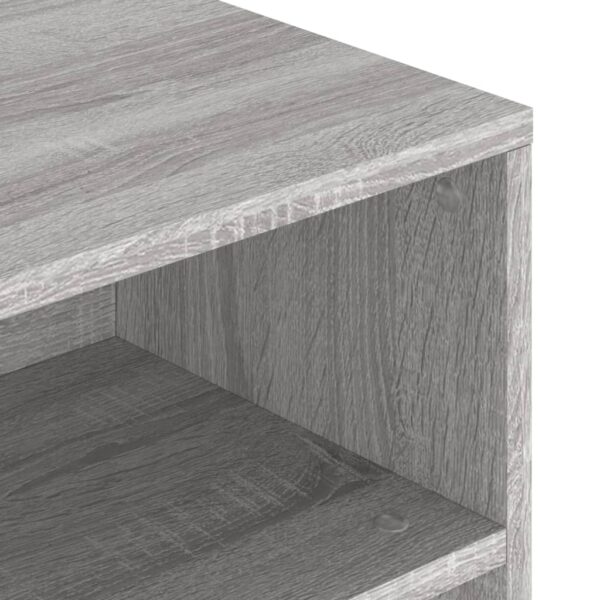 vidaXL Coffee Table Gray Sonoma 35.4"x21.7"x16.7" Engineered Wood - Image 7