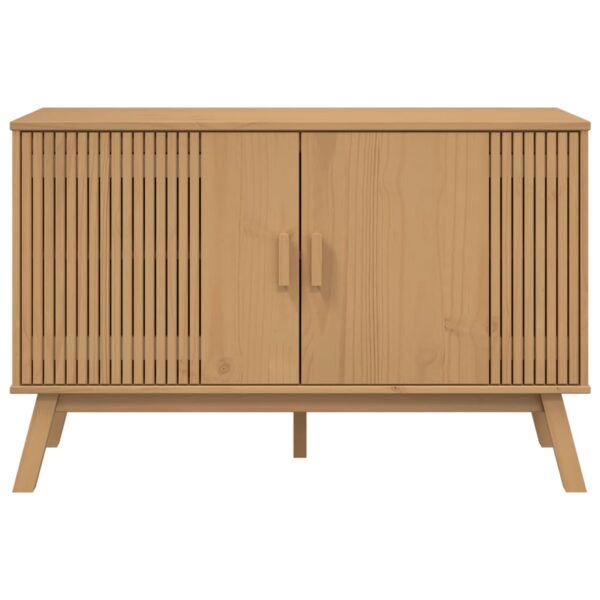 vidaXL Sideboard OLDEN Brown 44.9"x16.9"x28.9" Solid Wood Pine - Image 8