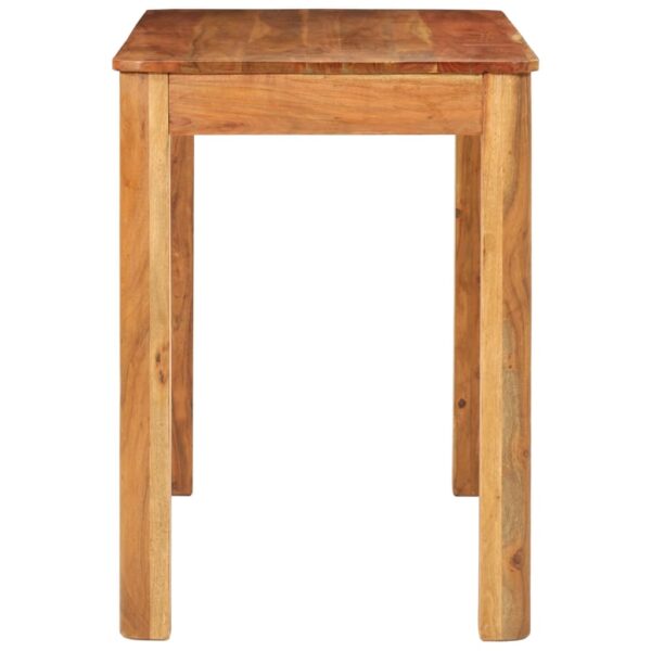 vidaXL Dining Table 43.3"x21.7"x29.9" Solid Wood Acacia - Image 3