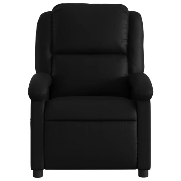 vidaXL Massage Recliner Chair Black Faux Leather - Image 7