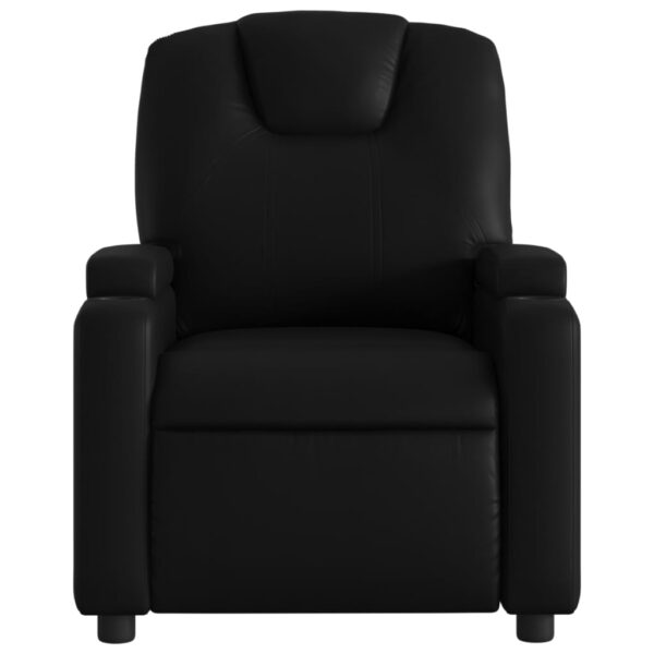 vidaXL Massage Recliner Chair Black Faux Leather - Image 7