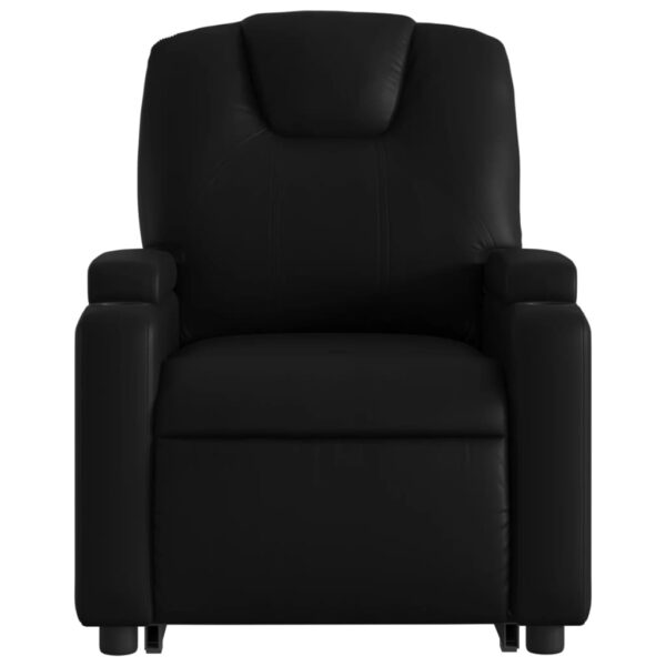 vidaXL Electric Stand up Massage Recliner Chair Black Faux Leather - Image 8