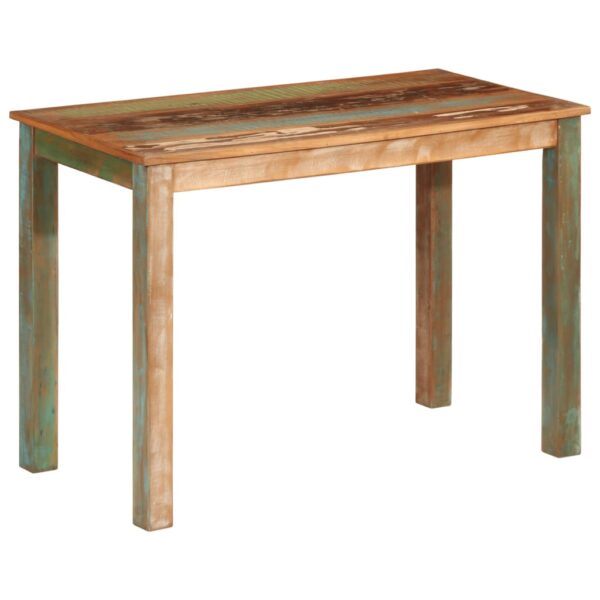 vidaXL Dining Table 43.3"x21.7"x29.9" Solid Wood Reclaimed