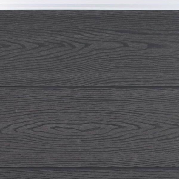 vidaXL Fence Panel Set Gray 70.9"x73.2" WPC - Image 4