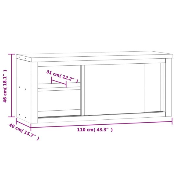 vidaXL Kitchen Wall Cabinet with Sliding Doors Stainless Steel - Image 10