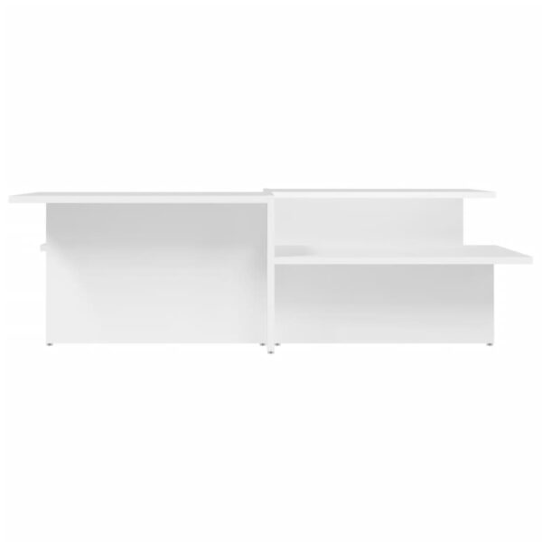 vidaXL Coffee Tables 2 pcs White Engineered Wood - Image 4