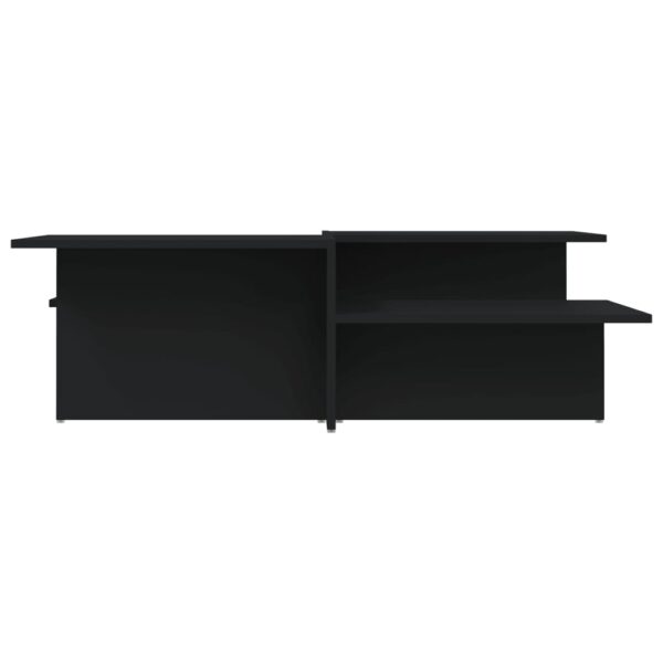 vidaXL Coffee Tables 2 pcs Black Engineered Wood - Image 4