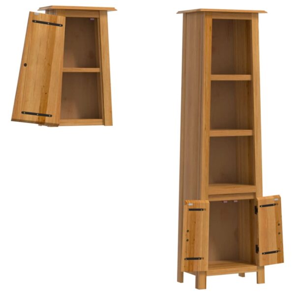 vidaXL 2 Piece Bathroom Furniture Set Solid Wood Pine - Image 4